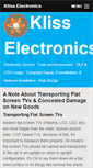 Mobile Screenshot of klisselectronics.com